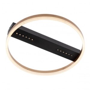 Plafoniera moderna Smarter Demy neagra-aurie, LED 36W 3922 Lm, 3000K, 01-4027