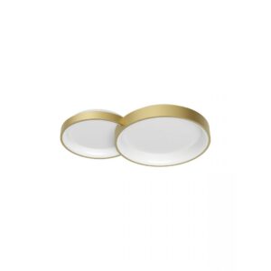 Plafoniera Smarter Combi, auriu mat, LED CCT, 50W, 3000/4000/6000K, 6512 Lm, L. 72 cm, 01-3371