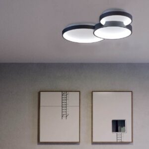 Plafoniera Smarter Combi, negru mat, LED CCT, 72W, 3000/4000/6000K, 9216 Lm, L. 105 cm, 01-3375