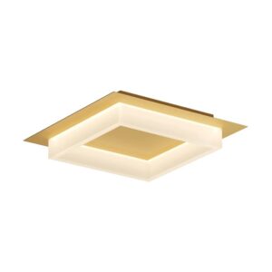 Plafoniera Smarter Perimetro, auriu mat, LED CCT, 28W, 3000K-4000K-6500K, 1655 lumeni, L.35 cm, 05-972