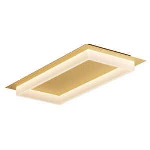 Plafoniera Smarter Perimetro, auriu mat, LED CCT, 40W, 3000K-4000K-6500K, 2160 lumeni, L.70 cm, 05-981