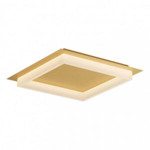 Plafoniera Smarter Perimetro, auriu mat, LED CCT, 40W, 3000K-4000K-6500K, 2650 lumeni, L.50 cm, 05-978