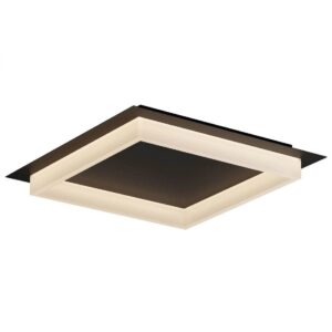 Plafoniera Smarter Perimetro, negru mat, LED CCT, 40W, 3000K-4000K-6500K, 2650 lumeni, L.50 cm, 05-979