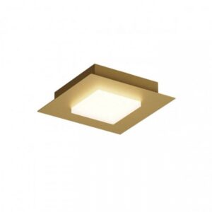 Plafoniera/ Aplica Smarter Tatami, auriu mat, LED CCT, 16W, 986 lumeni, 3000K/4000K/6500K, L.20 cm, 05-987