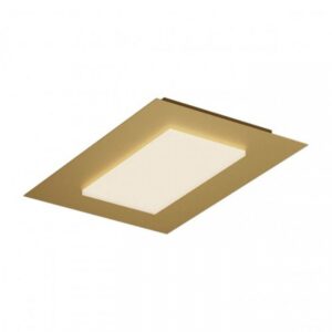 Plafoniera Smarter Tatami, auriu mat, LED CCT, 36W, 2340 lumeni, 3000K/4000K/6500K, L.50 cm, 05-993