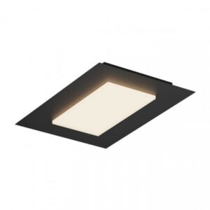 Plafoniera Smarter Tatami, negru mat, LED CCT, 36W, 2340 lumeni, 3000K/4000K/6500K, L.50 cm, 05-994