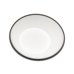 Plafoniera Smarter Sintesi, alb/negru, telecomanda, LED CCT, 57W, 3552 lumeni, D.55 cm, 05-960