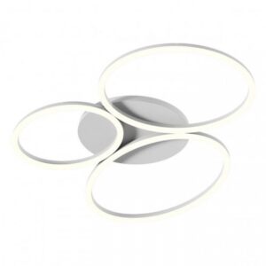 Lustra Smarter Ritmo, alb mat, LED CCT, 40W, 2463 lumeni, 3000K/4000K, L.63 cm, 01-3765