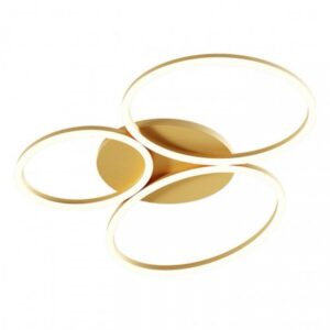 Lustra Smarter Ritmo, auriu mat, LED CCT, 40W, 2463 lumeni, 3000K/4000K, L.63 cm, 01-3766