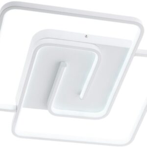 Plafoniera Smarter Intersia, alb, telecomanda, LED CCT, 38W, 2200 lumeni, 48x48 cm, 01-2757