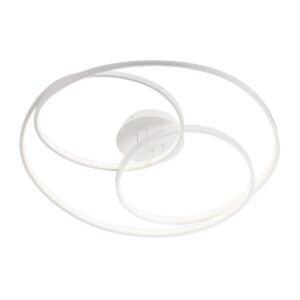 Lustra Smarter Centrix, alb mat, LED, 92W, lumina caldă, 4918 lumeni, D.80 cm, 01-2971