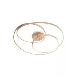 Lustra led Smarter Centrix, bronz mat, LED, 92W, lumina caldă, 4918 lumeni, D.80 cm, 01-2973