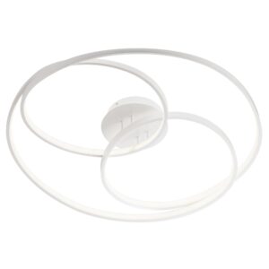 Plafoniera moderna LED Centrix, 92W, 5041lm, lumina neutra, D. 80 cm, alb mat, 01-2972