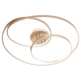 Plafoniera moderna LED Centrix, 92W, 5041lm, lumina neutra, D. 80cm, bronz mat, 01-2974