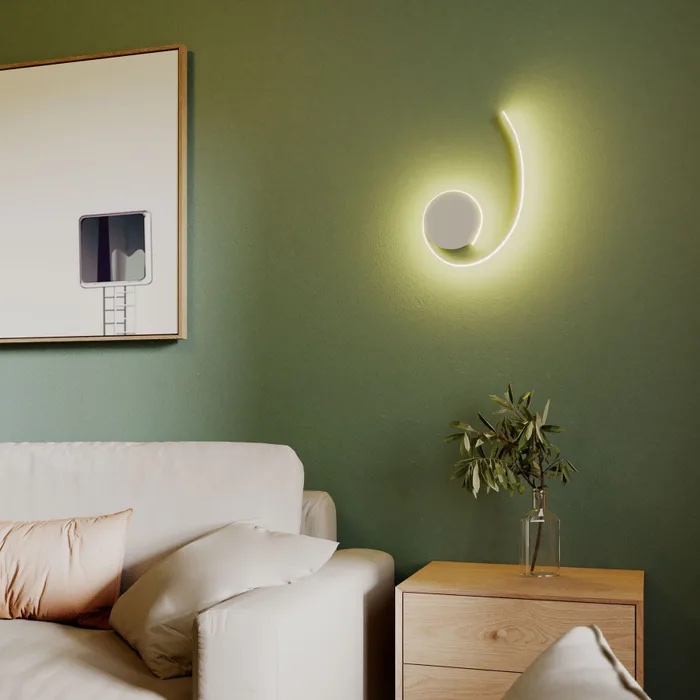 Aplica LED Nexus 01-2955, 16W, 1170lm, lumina calda, alba, moderna