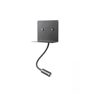 Aplica Smarter Moka, negru mat, LED, 6W, 462 lumeni, alb cald 3000K, 01-3211