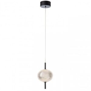 Suspensie Smarter Ventura, negru mat, LED, 6W, 667 lumeni, alb cald 3000K, H.25 cm, 01-4023