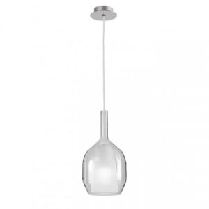 Suspensie Smarter Tresor, sticla transparenta, 1XE27, D.15 cm, 01-3631