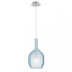 Suspensie Smarter Tresor, sticla albastră , 1XE27, D.15 cm, 01-3633