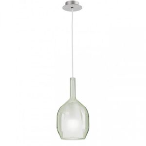 Suspensie Smarter Tresor, sticla verde, 1XE27, D.15 cm, 01-3634
