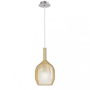 Suspensie Smarter Tresor, sticla champagne, 1XE27, D.15 cm, 01-3635