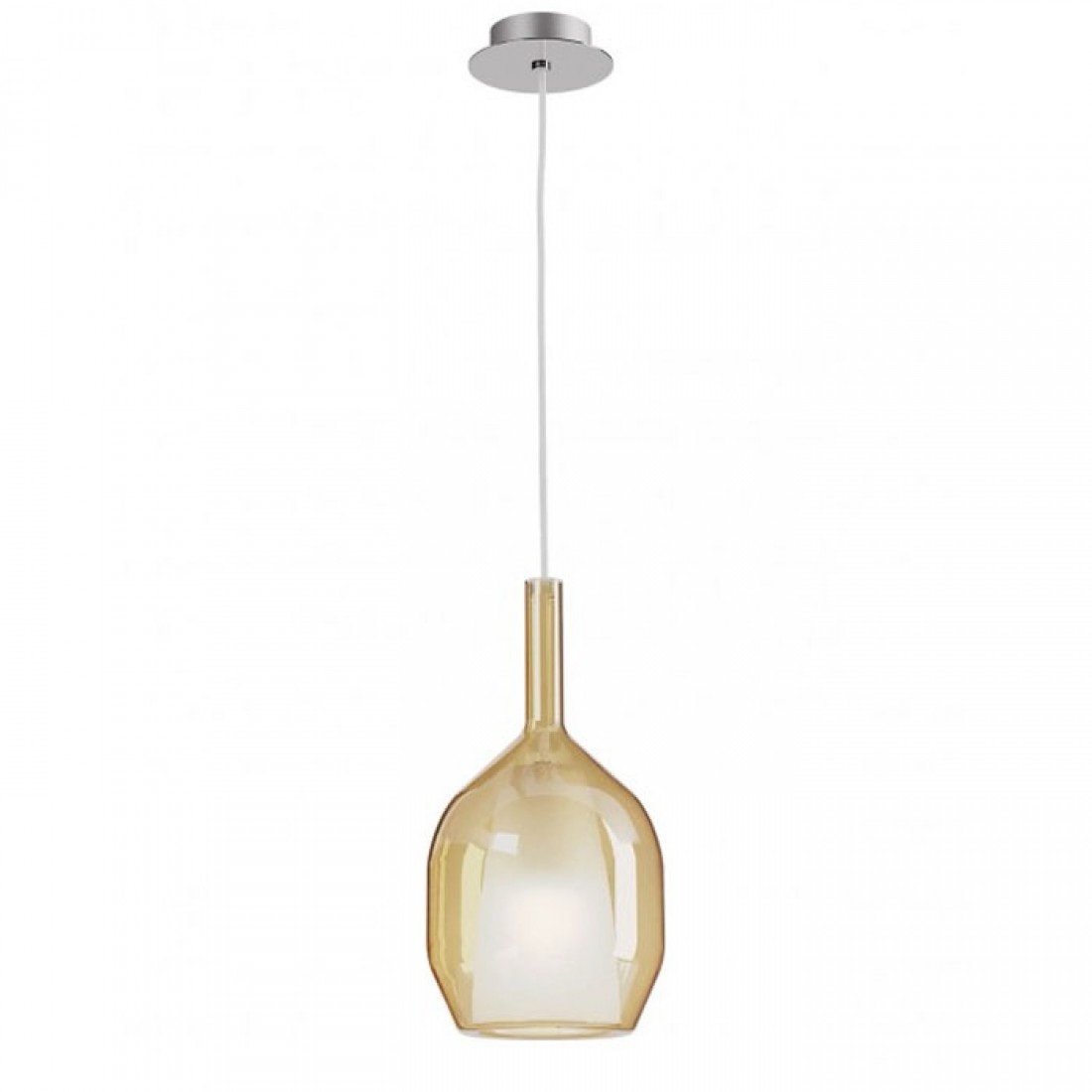 Suspensie Smarter Tresor, sticla champagne, 1XE27, D.15 cm, 01-3635