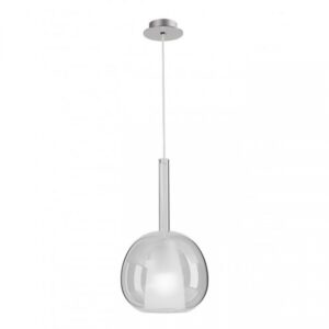 Suspensie Smarter Tresor, sticla transparenta, 1XE27, D.20 cm, 01-3638