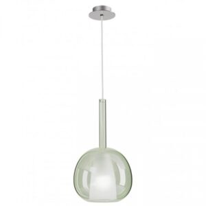 Suspensie Smarter Tresor, sticla verde, 1XE27, D.20 cm, 01-3641