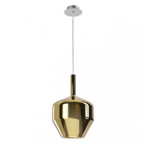Suspensie Smarter Tresor, sticla aurie, 1XE27, D.20 cm, 01-3646