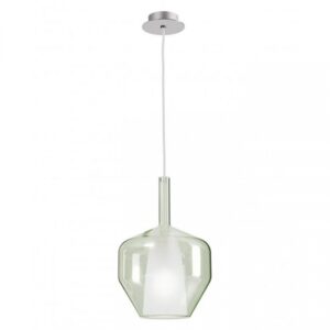 Suspensie Smarter Tresor, sticla verde, 1XE27, D.20 cm, 01-3648