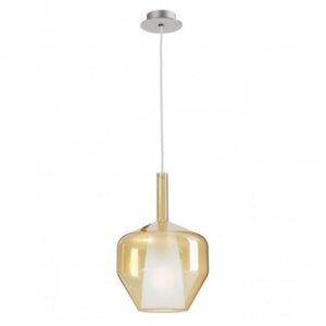 Suspensie Smarter Tresor, sticla champagne, 1XE27, D.20 cm, 01-3649