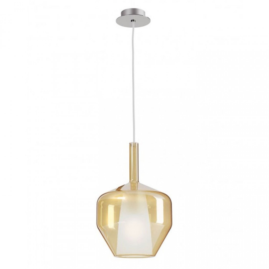 Suspensie Smarter Tresor, sticla champagne, 1XE27, D.20 cm, 01-3649