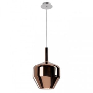 Suspensie Smarter Tresor, sticla cuprata, 1XE27, D.20 cm, 01-3650