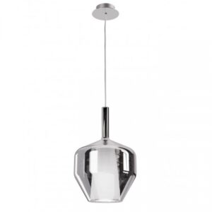 Suspensie Smarter Tresor, sticla fumurie, 1XE27, D.20 cm, 01-3651