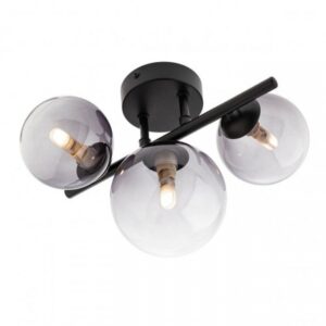 Lustra Smarter Astra, negru mat, fumuriu degrade, 3XG9, L.28 cm, 01-3988