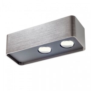 Aplica Redo Yuki, foggy nickel, LED, 10W, 945 Lm, alb cald 3000K, 01-3695