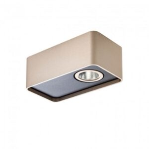 Plafoniera Redo Yuki, silver coffee, 6W, 472 Lm, alb cald 3000K, L.13 cm, 01-3686