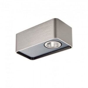 Plafoniera Redo Yuki, foggy nickel , 6W, 472 Lm, alb cald 3000K, L.13 cm, 01-3687