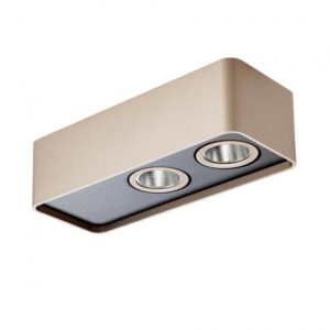 Plafoniera Redo Yuki, silver coffee, 10W, 945 Lm, alb cald 3000K, L.13 cm, 01-3690