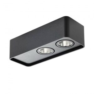 Plafoniera Redo Yuki, negru mat, 10W, 945 Lm, alb cald 3000K, L.13 cm, 01-3692