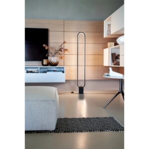 Lampadar Smarter Ado, negru mat, LED, 24W, 1200 lumeni, alb cald 3000K, H.149 cm, 01-3063