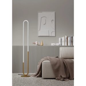 Lampadar Smarter Latium,alama, LED, 20W, 2400 lumeni, alb cald 3000K, H.133 cm, 01-3187