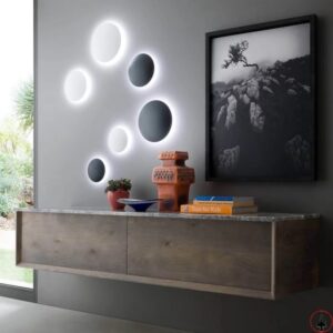 UMBRA APLICA/PLAFONIERA LED 18W 3000K D. 260 NEGRU MAT, 01-1336
