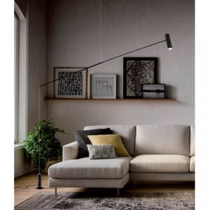 LAMPADAR REDO PICAS LED 12W IP20 3000K Negru mat, 01-2695