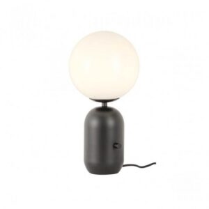 HELIOS VE 1X28W E14 MATT BLACK/WHITE GLASS D150, 01-2930