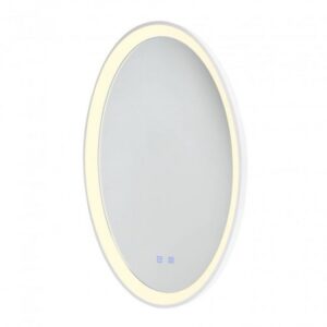 Oglinda pentru baie Vanity, alb mat, LED CCT, 36W, 2972 lumeni, 3000K/4000K/6000K, IP44, H.80 cm, 01-3821