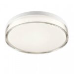 Plafoniera Redo Frisbi, alb mat, LED CCT, 18W, 1440 lumeni, 3000K/4000K, IP44, D.28 cm, 01-3732