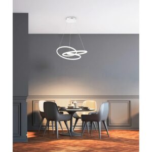 Suspensie Redo Sintra, alb mat, LED, 40W, 2726 lumeni, alb cald 3000K, 01-2190