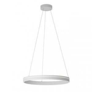 Suspensie Smarter Valdis, alb mat, LED CCT, 38W, 2109 lumeni, 3000K/4000K, D.59 cm, 01-3774