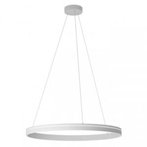 Suspensie Smarter Valdis, alb mat, LED CCT, 57W, 3107 lumeni, 3000K/4000K, D.79 cm, 01-3780